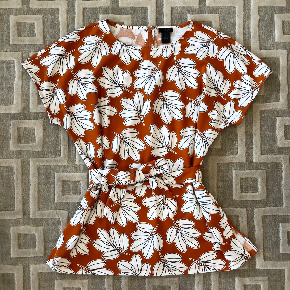 Ann Taylor Tie Blouse
